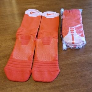 orange nike basketball socks